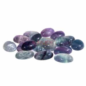 Cabochon ovale en fluorite 18 x 13 mm, 1 pièce