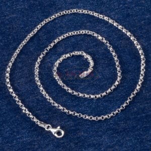 Erbskette mit Verschluss 925 Silber 2,2 mm 45cm